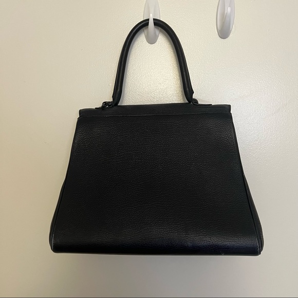 Delvaux Navy Blue Leather Brillant Handbag - Picture 3 of 11